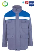 Kışlık İş Takımı Çok Cepli Reflektörlü Mont 4111 ve 7/7 İş Pantolonu 2958 Gri Renk Yüzde Yüz Pamuk - 8