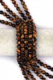 Kaplan Gözü Doğal Taş Dizi 8 mm Küre Kesim thumbnail 1