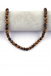 Kaplan Gözü Doğal Taş Dizi 8 mm Küre Kesim thumbnail 2