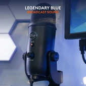 Blue Yeti USB Mikrofon PC, Mac, Oyun vb. İçin - 2