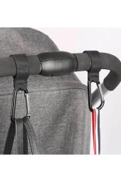 RevuBaby Bebek Arabası Çanta Asma Aparatı Puset Kancası & Bebek Arabası Askı Aparatı 5 Li Paket - 3