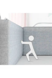 RevuBaby 200 cm Serenty Plus Yatak Bariyeri Bebek Ve Çocuk Korkuluğu Güvenlik Bariyeri Gri - 4