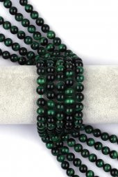 Kaplan Gözü Doğal Taş Dizi 8 mm Küre Kesim thumbnail 1