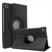 Smody Lenovo Tab M10 Plus 3. Nesil TB125FU 10.61 360 Dönerli Standlı Kapaklı Kılıf + Temperli Cam thumbnail 1