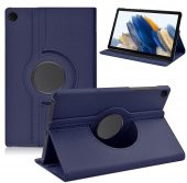 Smody Samsung Galaxy Tab A8 LTE SM-X207 Kılıf 360 Dönerli Standlı Kapaklı + Temperli Cam Ekran Koruyucu - 4