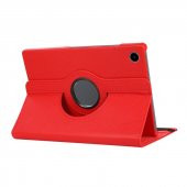 Smody Samsung Galaxy Tab A7 SM-T500 - T505 10.4 Kılıf 360 Dönerli Standlı Kapaklı + Temperli Cam Ekran Koruyucu - 4