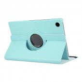 Smody Samsung Galaxy Tab A7 SM-T500 - T505 10.4 Kılıf 360 Dönerli Standlı Kapaklı + Temperli Cam Ekran Koruyucu - 10