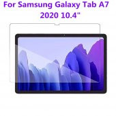 Smody Samsung Galaxy Tab A7 SM-T500 - T505 10.4 Kılıf 360 Dönerli Standlı Kapaklı + Temperli Cam Ekran Koruyucu - 3