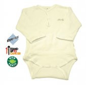 Sema Baby Uzun Kol Kaşkorse Badi (Body) - Ekru  12-18 Ay - 1