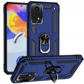 Smody Xiaomi Redmi Note 12 Pro 4G Kılıf Kamera Korumalı Sürgülü Yüzüklü Standlı Tank - 1