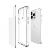 Apple iPhone 13 Pro Max Kılıf Zore Şeffaf Ultra İnce Airbag Tasarımlı Okka Kılıf - 4