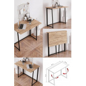 Fahrettin Küçük Work Katlanabilir Pratik Çalışma Masası Bilgisayar Masası Çizim Masası Work001 - 1