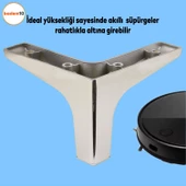 Sedef Lüks Mobilya Kanepe Sehpa Tv Ünitesi Koltuk Ayağı 10 Cm Krom Ayakları (4 ADET) - 4