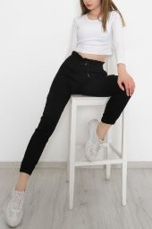 Beli Lastikli Kargo Pantolon Siyah - 8984.160. - 6