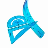 30 cm esnek kırılmaz cetvel gönye seti - 3