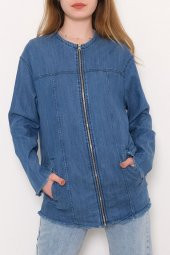 Gabardin Ceket Mavi - 1605.1367. - 3