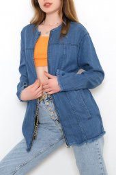 Gabardin Ceket Mavi - 1605.1367. - 7