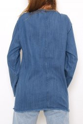 Gabardin Ceket Mavi - 1605.1367. - 9