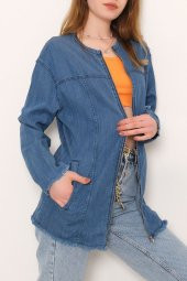 Gabardin Ceket Mavi - 1605.1367. - 8