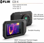 FLIR C3-X Kompakt Termal Görüntüleme Kamerası - 2
