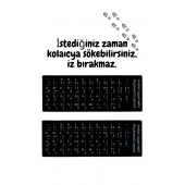 MN6 MAP01 Arapça Klavye Sticker/Kaliteli Pvc-2 Adet/Arapça Klavye Etiketi-notebook Pc Uymlu Klavye Sticker Tuş Takımı Arapça - 4
