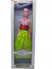 Pembe-Yeşil Elbiseli Model Bebek 30 Cm - 2