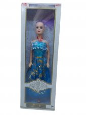 Mavi Elbiseli Model Bebek 30 Cm - 1