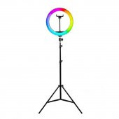 Soft Ring Light MJ33 13" 33cm RGB LED Halka Işık Tripodlu Selfie Işığı - 1