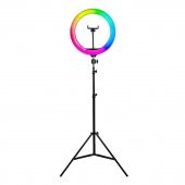 Soft Ring Light MJ36 14" 36cm RGB LED Halka Işık Tripodlu Selfie Işığı - 1