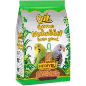 Quik Gurme Muhabbet Kuşu Yemi 500gr Kraker Hediyeli - 1