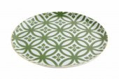 Porland Morocco Desen1 Yeşil Düz Tabak 24 cm 04A+P021459 thumbnail 2