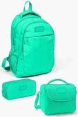 Coral High Kids Su Yeşili 3'lü Okul Çanta Seti - Kız Çocuk İlkokul Çanta Takımı thumbnail 1