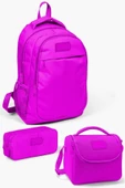 Coral High Kids Pembe 3'lü Okul Çanta Seti - Kız Çocuk İlkokul Çanta Takımı thumbnail 1