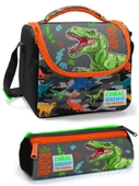 Coral High İlkokul Çantası Seti Gri Yeşil Dinazor - Erkek Çocuk thumbnail 4