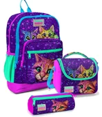 Coral High İlkokul Çantası Seti Mor Kedi - Kız Çocuk - 1
