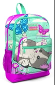Coral High Kids Su Yeşili Pembe Kedi Desenli 3'lü Okul Çanta Seti - Kız Çocuk thumbnail 5