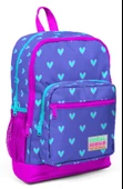 Coral High Kids Lavanta Pembe Kalp Desenli 3'lü Okul Çanta Seti - Kız Çocuk thumbnail 2