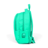 Coral High Okul ve Beslenme Çantası Seti - Kız Çocuk Su Yeşili - USB Soketli thumbnail 3