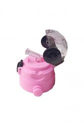 Kız Çocuk Matara 550 ml Pembe 1 Adet Çelik Suluk Okul Matarası Öğrenci Suluğu - 4