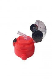 Erkek Çocuk Matara 550 ml Kırmızı 1 Adet Çelik Suluk Okul Matarası Öğrenci Suluğu - 4