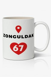 Zonguldak Baskılı Kupa Bardak Baskılı Kahve Kupa Bardak - 1