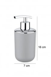 Diş Fırçalık Ve Sıvı Sabunluk 2'li Set Gri - 3