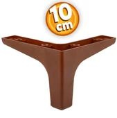 Sedef Lüks Mobilya Kanepe Sehpa Tv Ünitesi Koltuk Ayağı 10 Cm Ahşap Desenli Ayakları (4 ADET) thumbnail 4