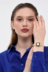 Carmilla Gold Metal Kordon Kadın Kol Saati thumbnail 4