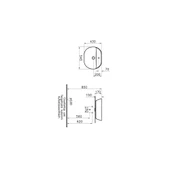 Vitra Geo Oval Çanak Lavabo 55 cm 7428B003-0001 - 2
