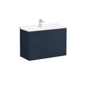 VitrA Root Classic Lavabo Dolabı 100cm 2 Çekmeceli Mat Lacivert 68895 - 1