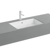 VitrA Nuo Armatür Deliksiz Tezgahaltı Lavabo 60 cm 7434B003-1082 - 1