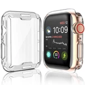 Apple Watch 7 8 45MM Uyumlu Kasa ve Ekran Koruyucu 360 Koruma Yumuşak Silikon - 3