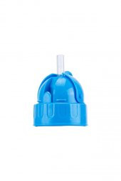 Matara 500 ml Mavi 1 Adet Plastik Su Matarası 500 cc Pipetli Suluk Okul Suluğu - 3