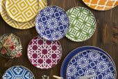 Porland Morocco Karma Renk 24 Parça 6 Kişilik Yemek Takımı  04A+P021368 - 1